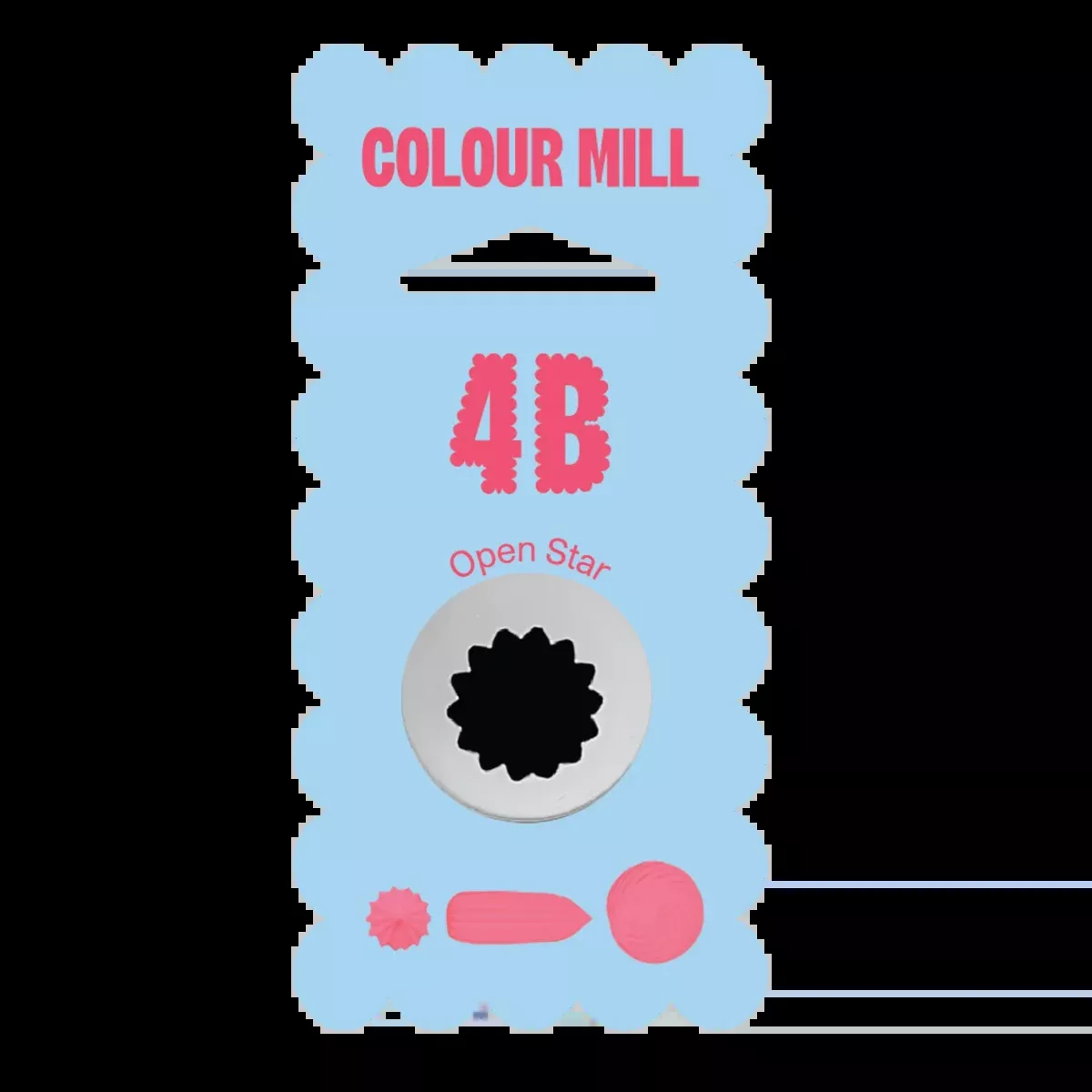 #4B | Piping Tip | Open Star | Colour Mill