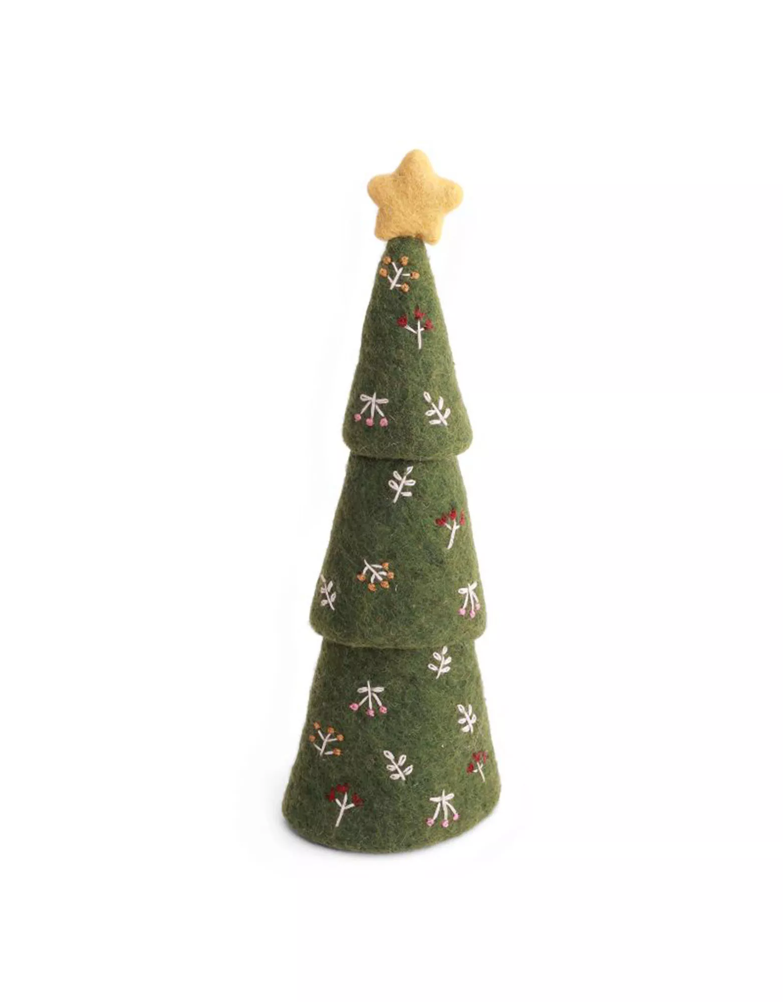 8" Felt Christmas Tree with Garland