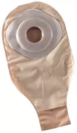 ActiveLife One-Piece Drainable Transparent Colostomy Pouch, 12 Inch Length, 1 Inch Stoma, 10 ct