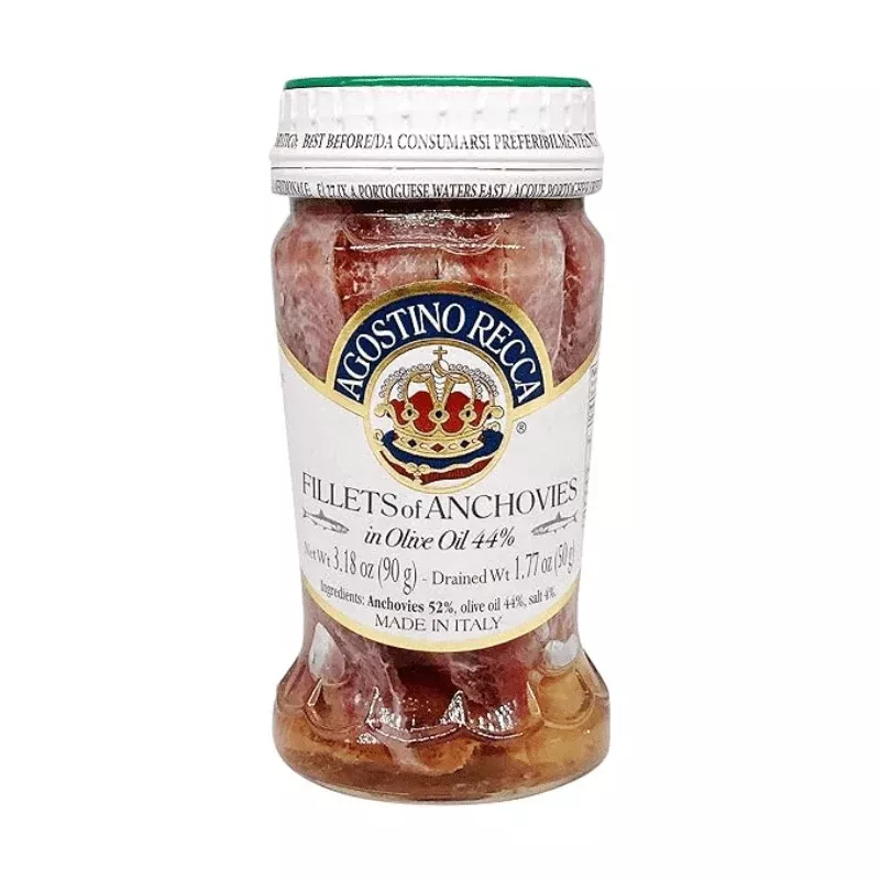 Agostino Recca Anchovy Fillets In Olive Oil, 3.2 oz