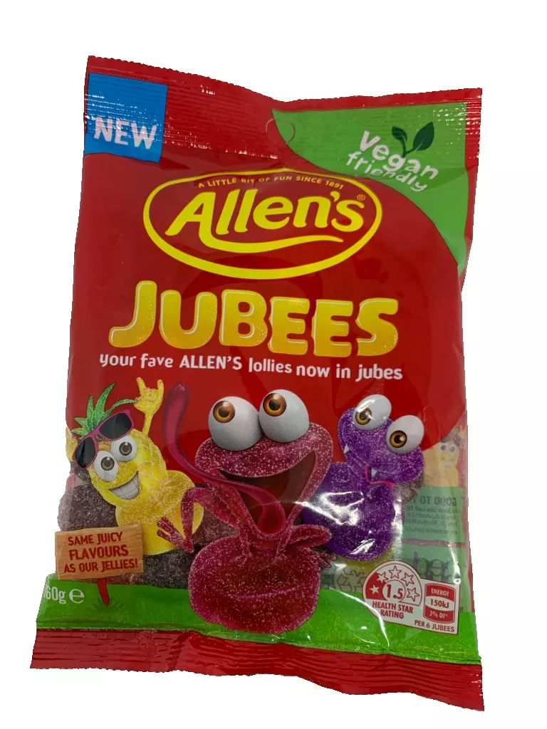 Allen’s Jubees 160g