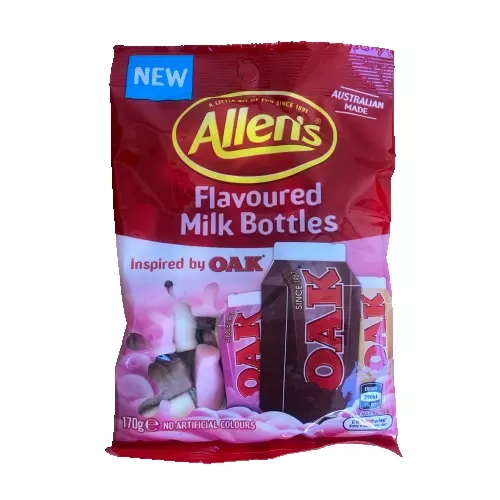 Allen’s Oak Inspired Milk Bottles 170g