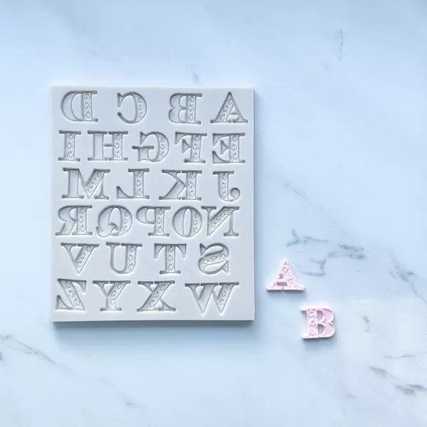 ALPHABET FILIGREE MOLD
