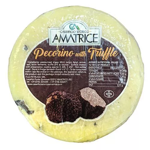 Amatrice Pecorino Tartufo, 4.4 lb.
