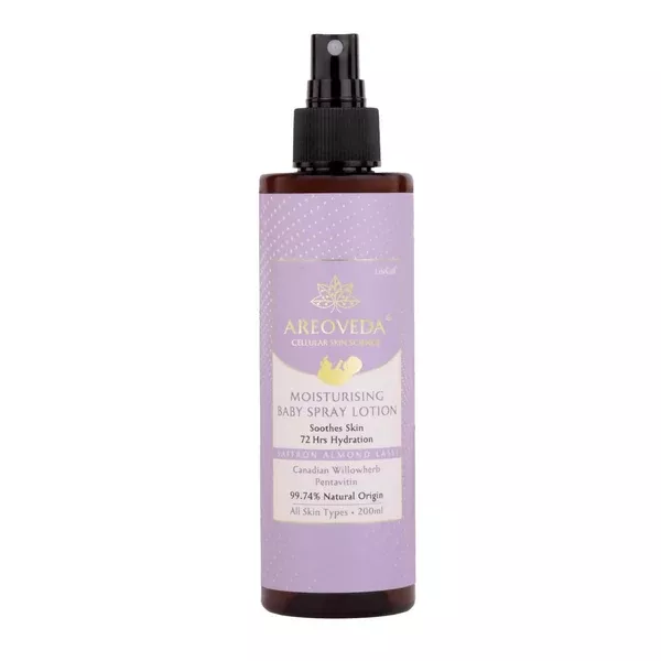 AreoVeda Moisturising Baby Spray Lotion - 200 ml