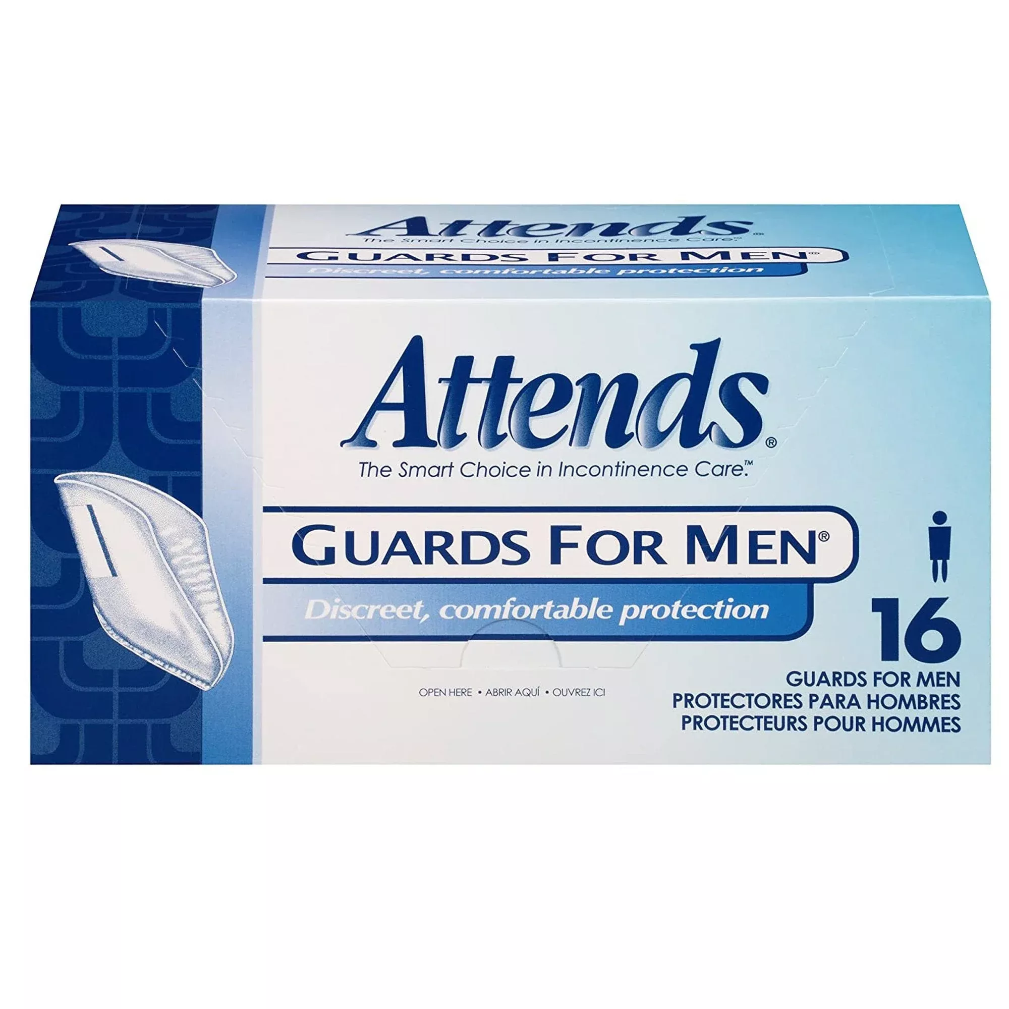 Attends Guards For Men Bladder Control Pad, 16 ct