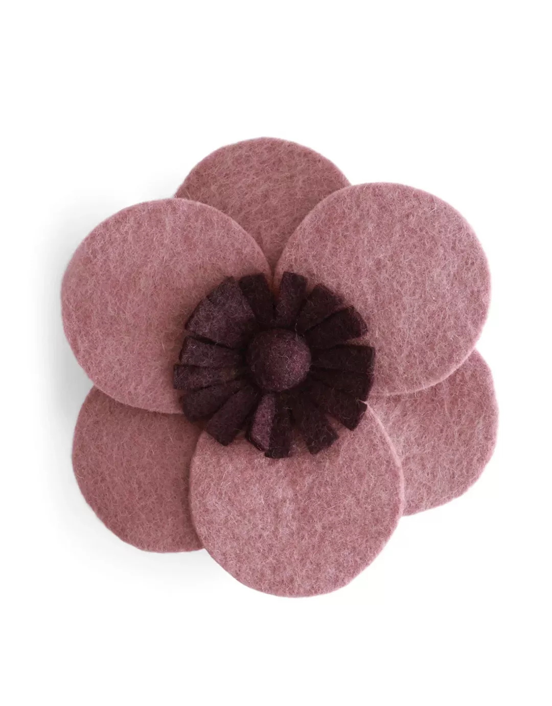 Autumn Anemone Felt Wall Flower