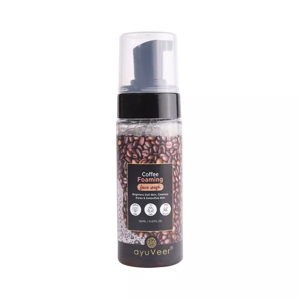 Ayuveer Coffee Foaming Face Wash - 150 ml
