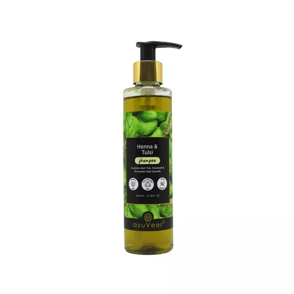 Ayuveer Henna Tulsi Shampoo - 200 ml