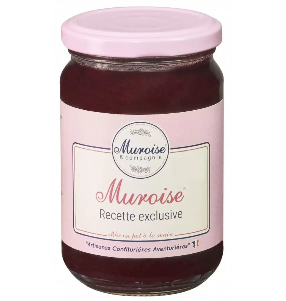 Blackberry & Raspberry Seedless "Muroise" Jam from (Brittany, France) - Jar