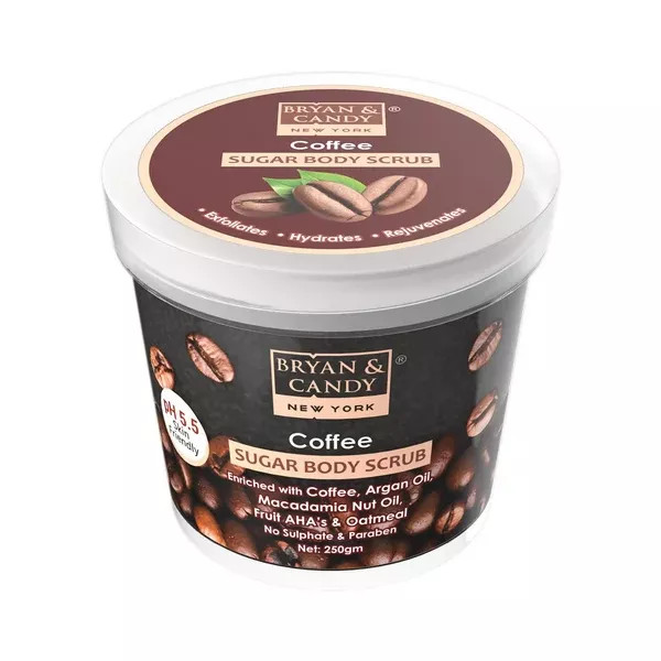 Bryan & Candy Coffee Sugar Body Scrub - 250 gm
