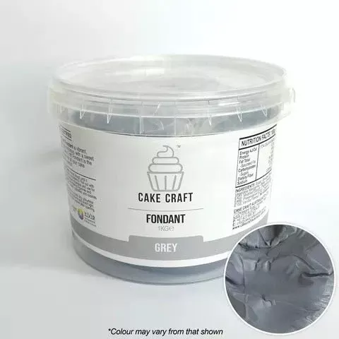Cake Craft | Fondant | Grey | 1kg