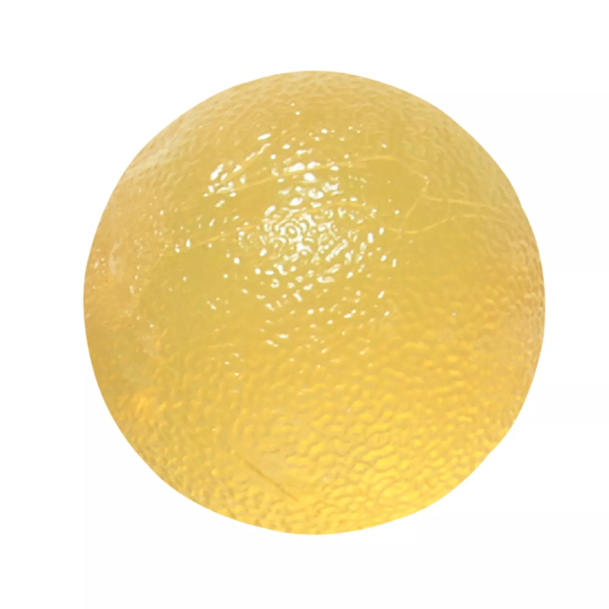 CanDo Standard Gel Squeeze Ball, Yellow, X-Light