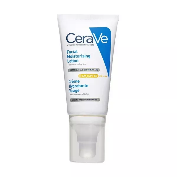 CeraVe AM Facial Moisturizing Lotion With Sunscreen SPF 50 - 52 ml