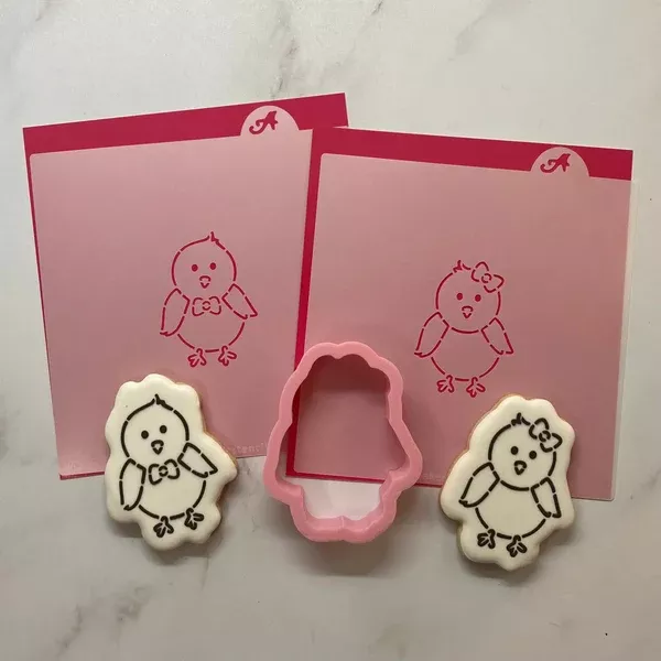 Chick Cookie Decorating Set