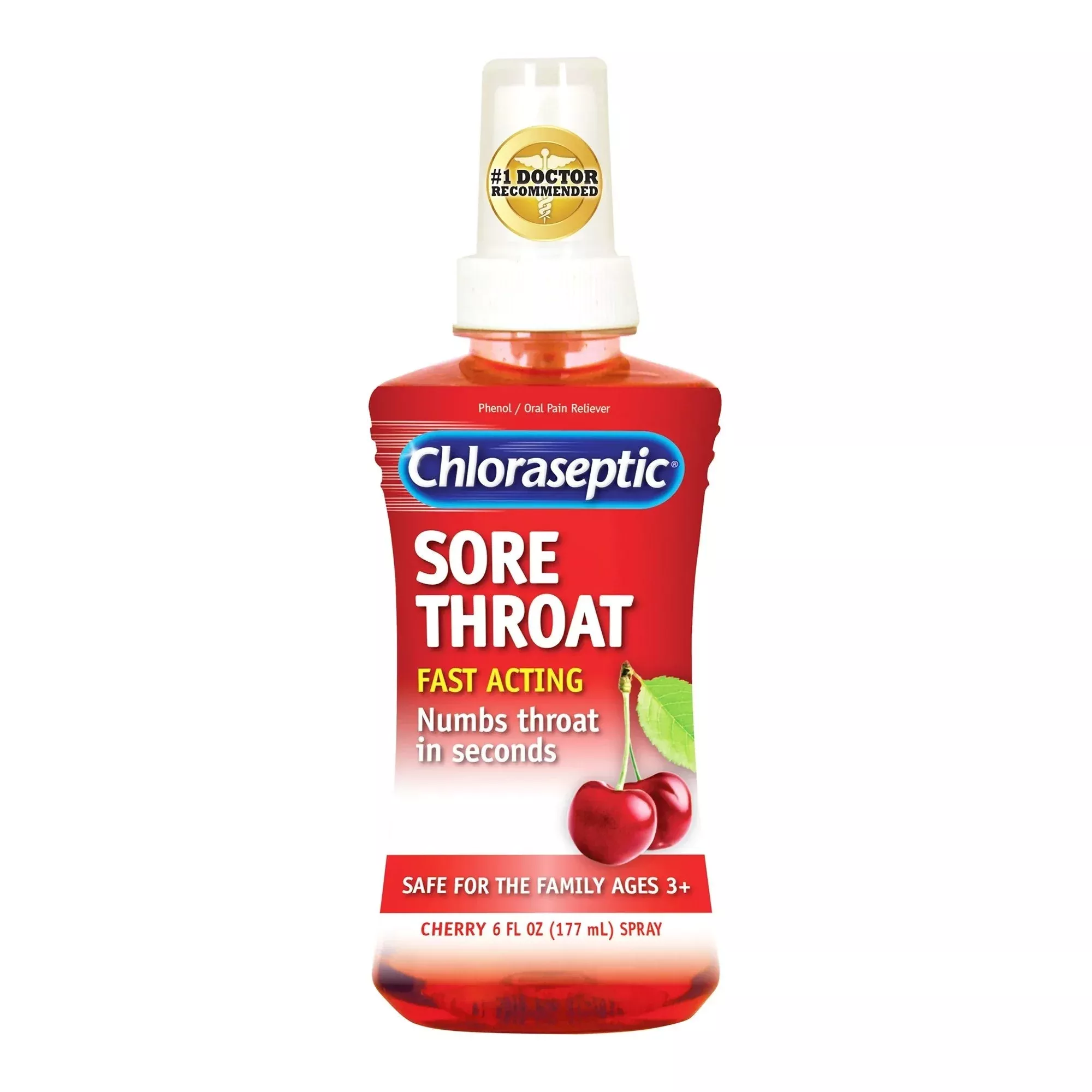 Chloraseptic Sore Throat Relief Spray, 6 oz.