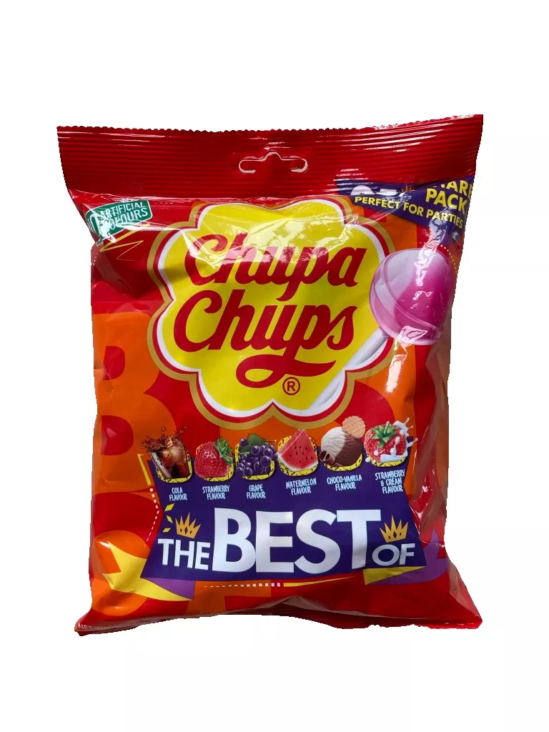 Chupa Chups Lollipops Best Of 25 Pack 300g