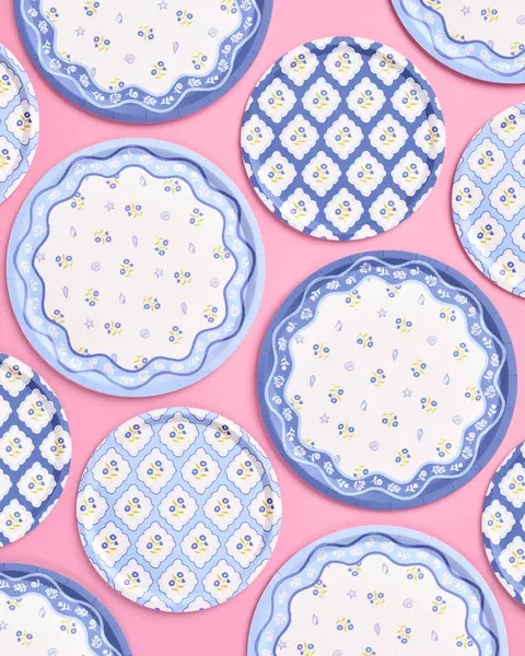 Coastal Plates - 32 paper plates, 2 sizes