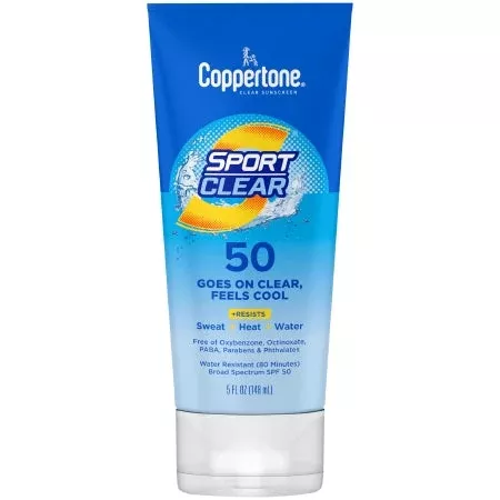 Coppertone Sport Clear SPF 50 Sunscreen Lotion, 5 oz