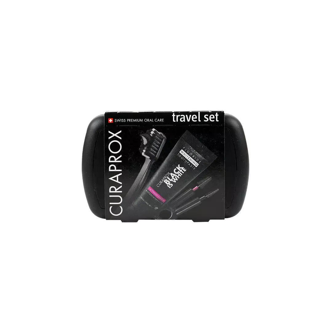 Curaprox Travel Set Black Is White