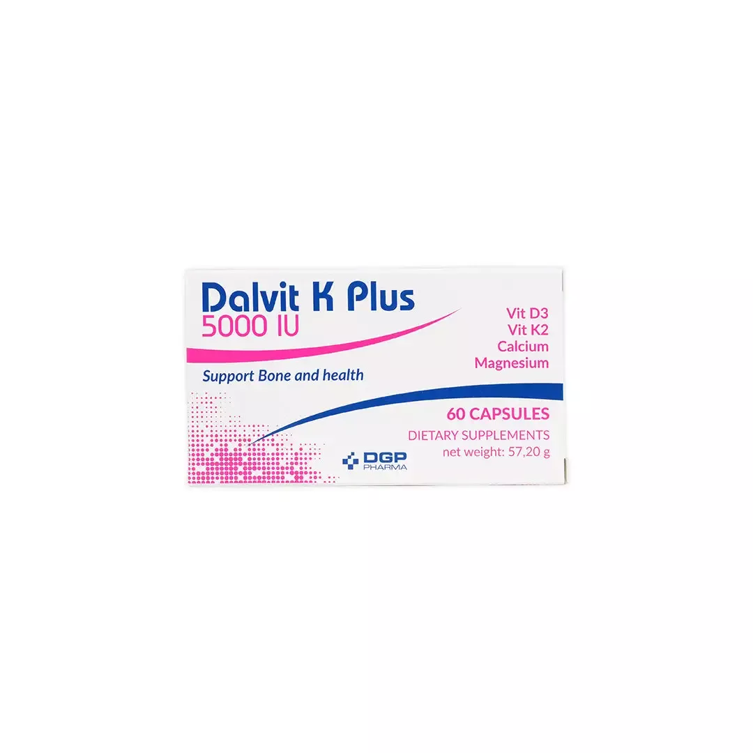 Dalvit K Plus 5000 Iu 60 Capsules