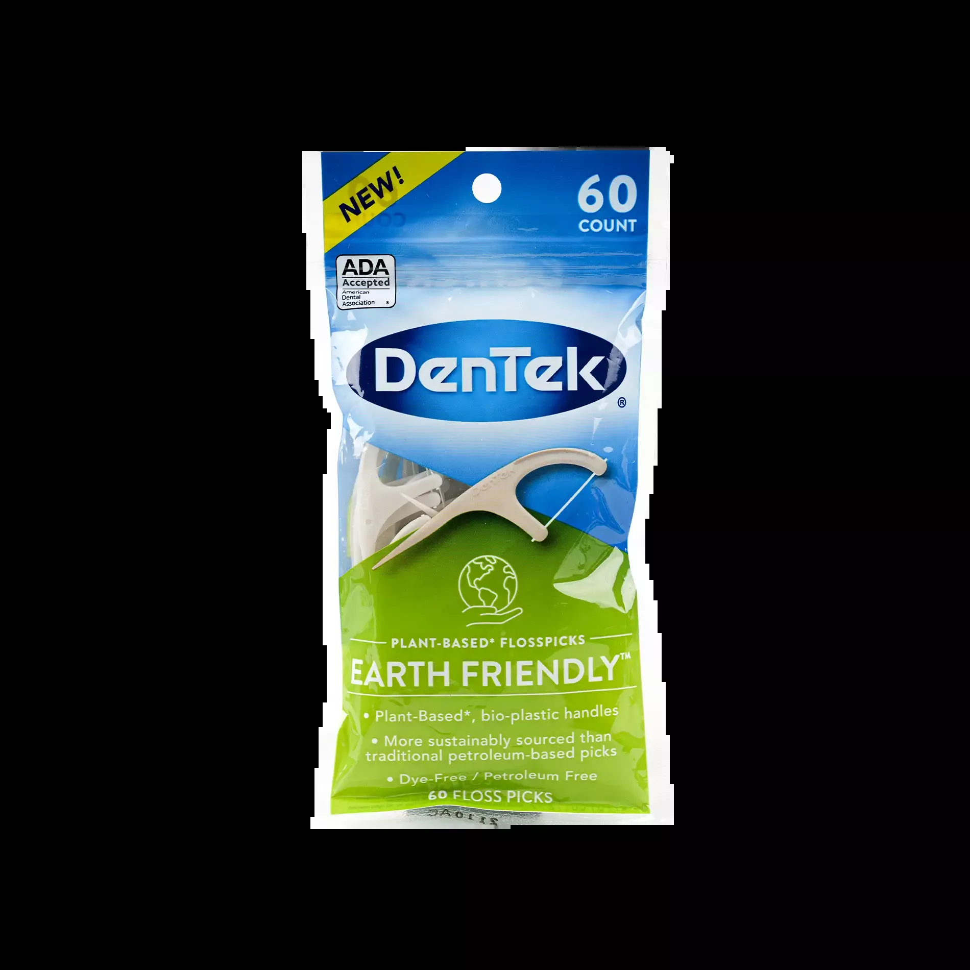 Dentek Earth Friendly Interdendal Floss Pick 60pcs