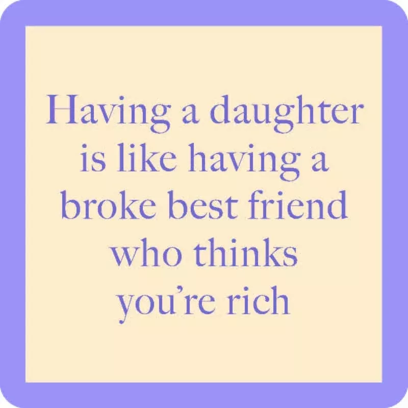 Drinks on Me coasters - Broke Best Friend