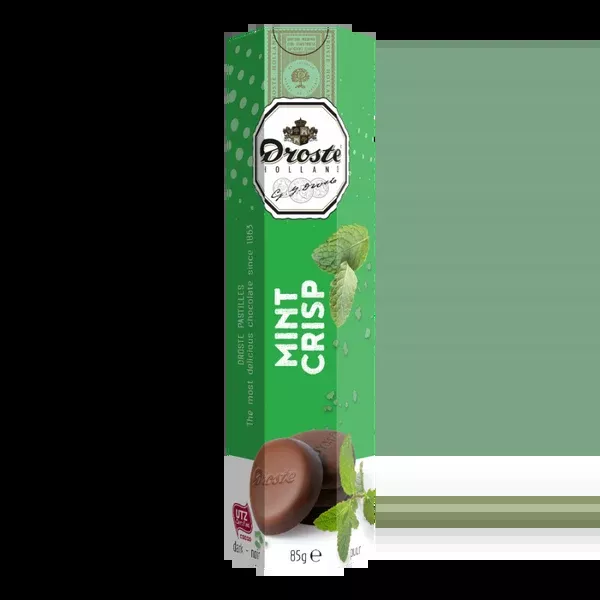 Droste Mint Crisp Dark Chocolate Pastilles, 85g