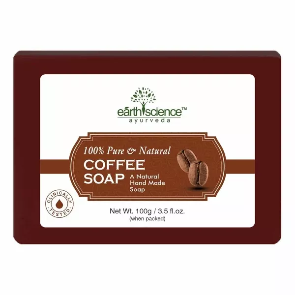 Earth Science Ayurveda Coffee Bath Soap - 100 gm
