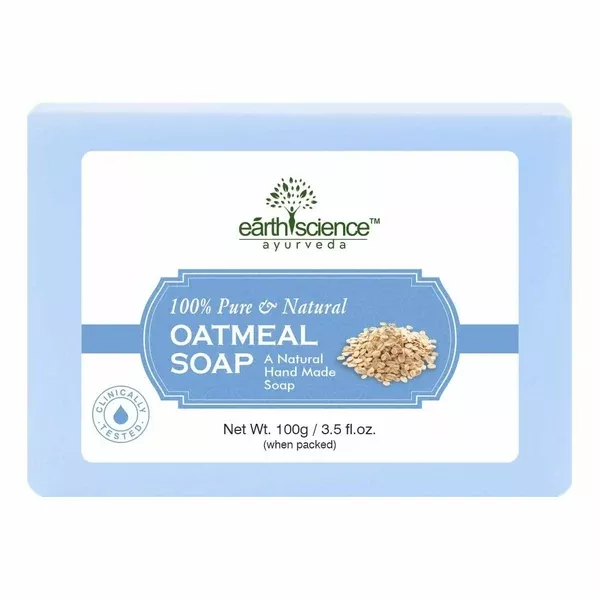 Earth Science Ayurveda Oat Meal Bath Soap - 100 gm