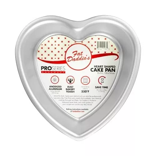 Fat Daddio's | Heart | Cake Pan | 8"
