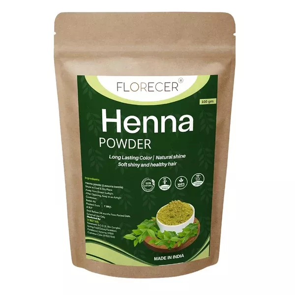Florecer Henna Powder For Hair - 100 gm