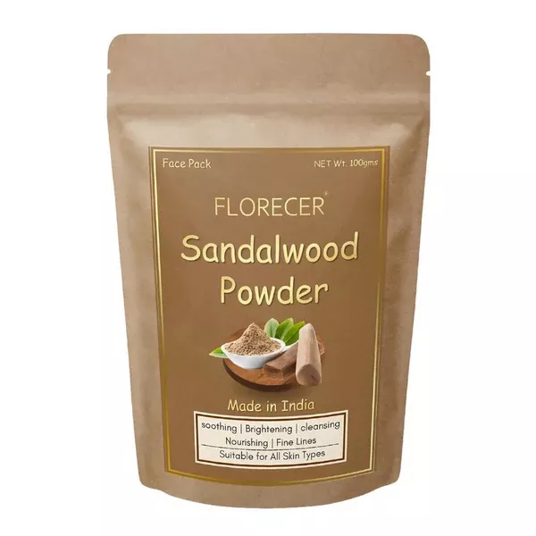 Florecer Sandalwood Powder For Face Pack - 100 gm