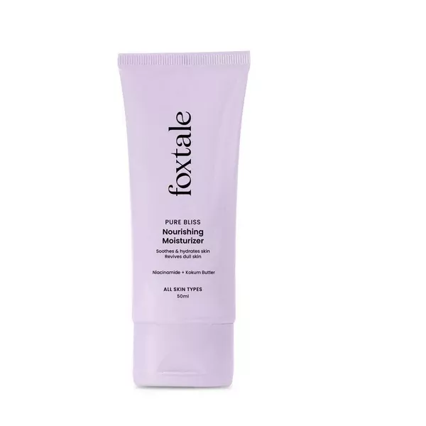 Foxtale Nourishing Face Moisturizer with Niacinamide for 24 Hr Hydration & Lightweight - 50 ml