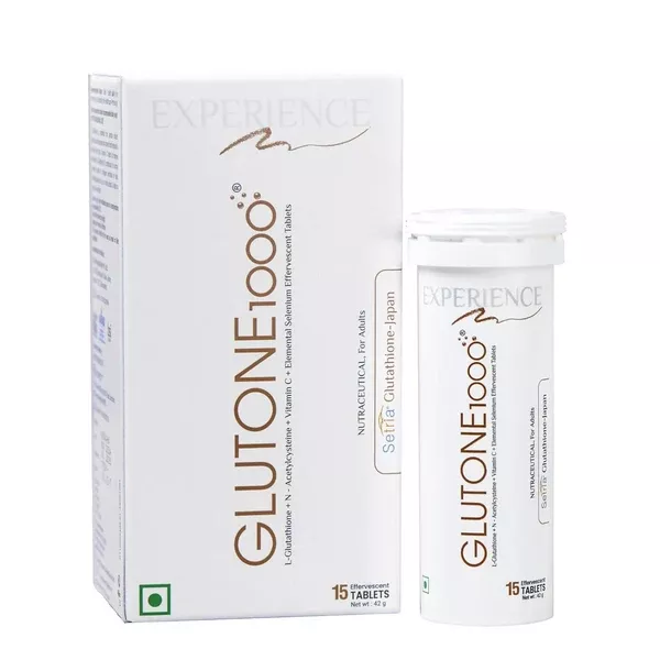 Glutone 1000 Setria L-Glutathione Effervescent Tablets - 15 tabs