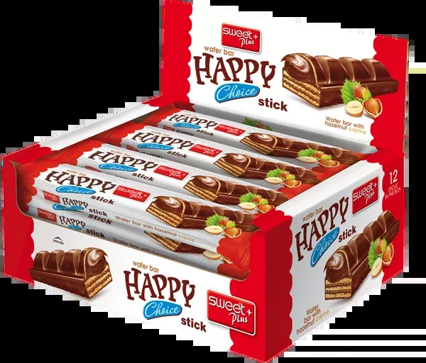 Happy Choice Stick Wafer Bar (Sweet Plus) CASE (12 x32g)