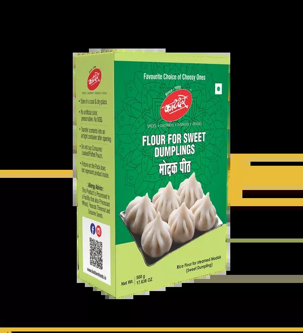 Katdare Foods Flour For Sweet Dumplings (Modak Peeth) - 500 gm - Pack of 2