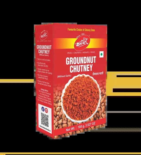 Katdare Foods Groundnut Chutney - 100 gm - Pack of 2