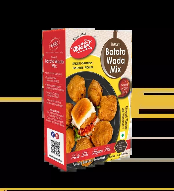 Katdare Foods Instant Batata Wada Mix - 65 gm - Pack of 2