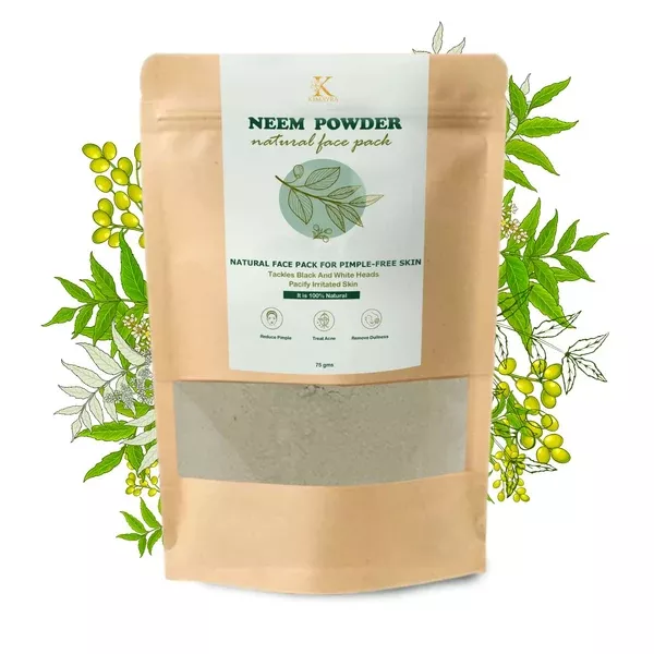 Kimayra Neem Powder For Pimple Free Skin - Help In Dullness & Treat Acne - 75 gm