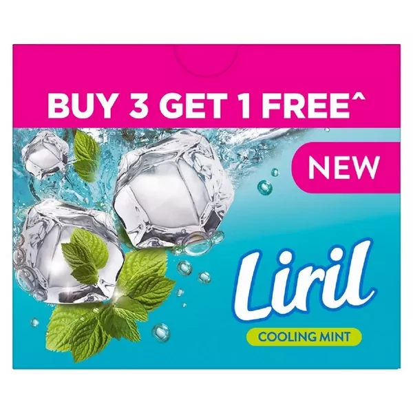 Liril Cooling Mint Soap - 125 gm - set of 4
