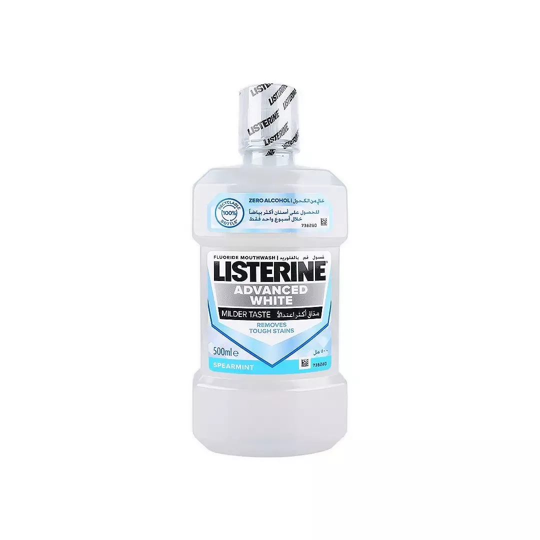 Listerine Advanced White Mouthwash 500ml