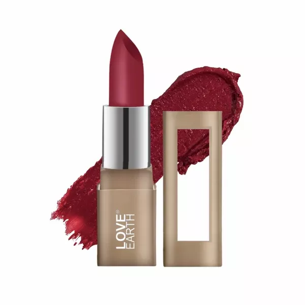 Love Earth Satin Matte Lipstick - Marshmallow - 3.5 gm