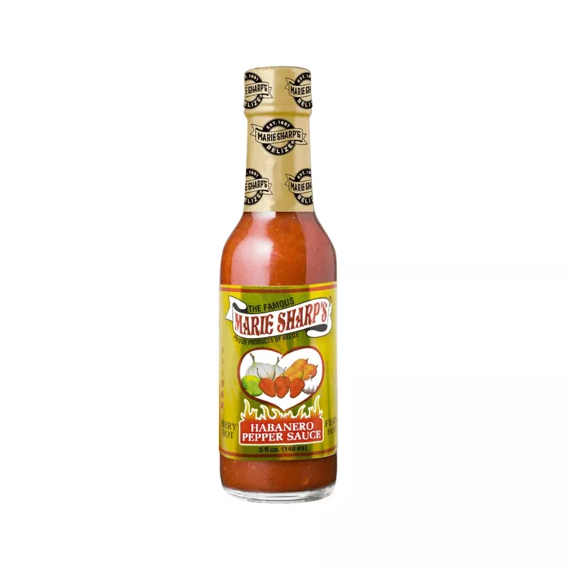 Marie Sharp's Fiery Hot Habanero Pepper Sauce, 5 oz