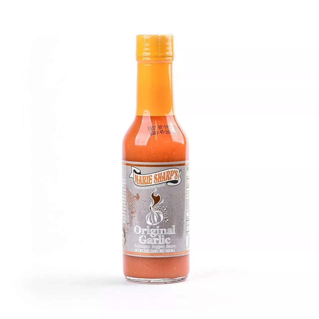 Marie Sharp's Original Garlic Habanero Sauce, 5 oz