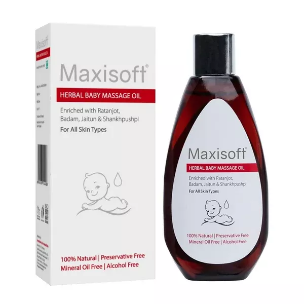 Maxisoft Herbal Baby Massage Oil - 100 ml