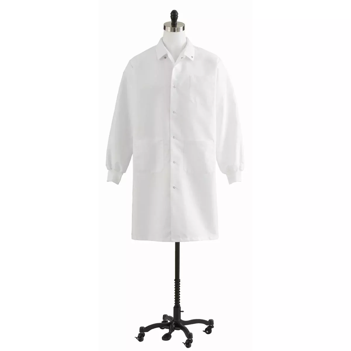 Medline Unisex Knit Cuff Knee Length Lab Coats