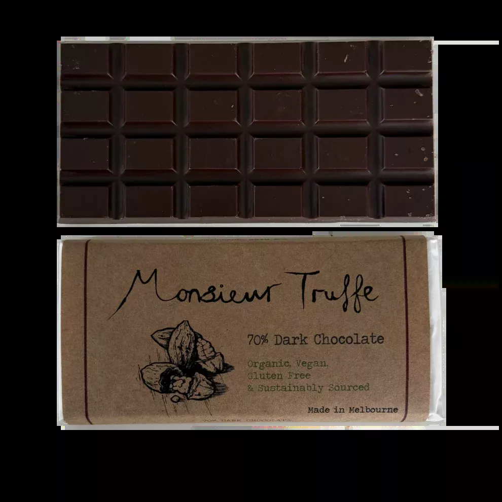 Monsieur Truffe 70% Dark Chocolate Blend Bar | 90g