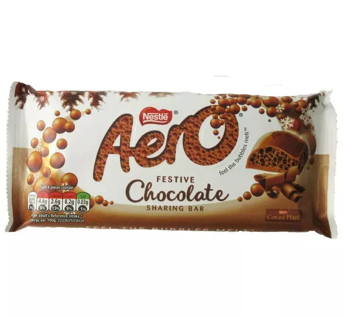 Nestle Giant Aero Milk Chocolate Bars: 15-Piece Box