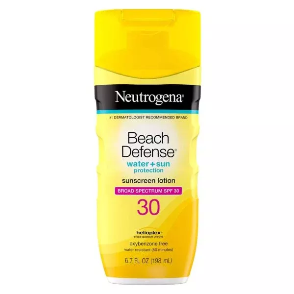 Neutrogena Beach Defense Sunscreen Lotion, SPF 30, 6.7 fl. oz.